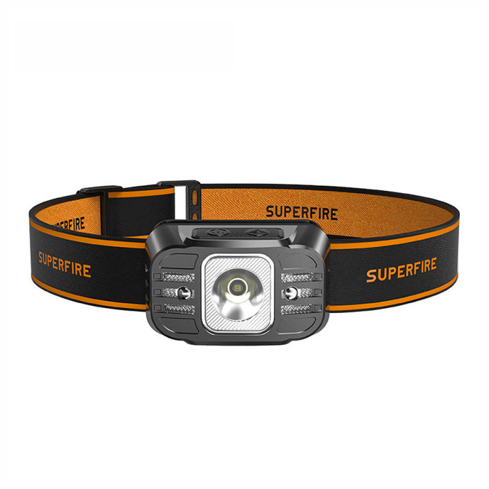 Superfire 350 - Lightweight headlamp with 9 light modes